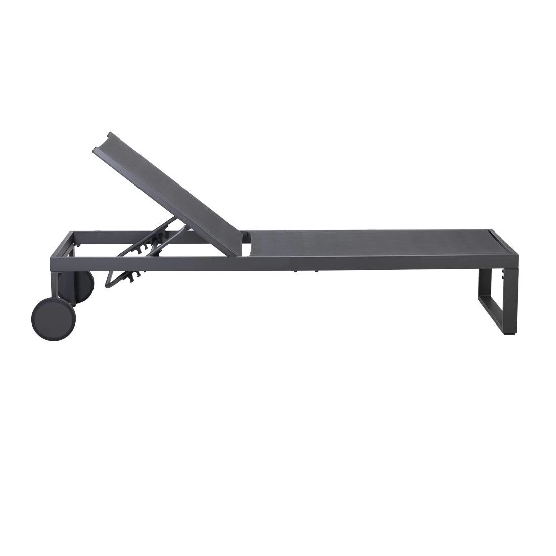 OUTLIV. Florenz Rollliege Aluminium/Textilene Anthrazit 6 OUTLIV. Florenz Rollliege Aluminium/Textilene Anthrazit – Bild 6