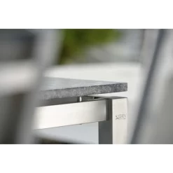 Stern Gartentisch-Gestell 200x100cm Edelstahl Vierkantrohr -Gartenmöbel Store 543414 15