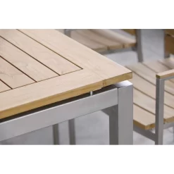 Stern Gartentisch-Gestell 200x100cm Edelstahl Vierkantrohr -Gartenmöbel Store 543414 6