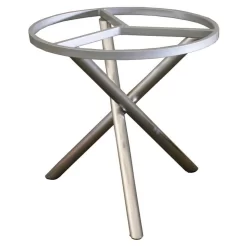 Zebra Mikado Gartentisch-Gestell Ø90cm Edelstahl
