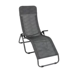 Sungörl Phönix Eco Superior Bäderliege Stahl/Suntex Anthrazit/Silber Mixed