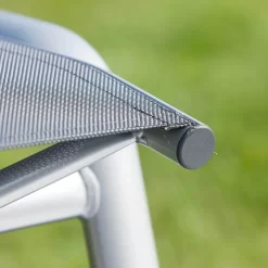 Kettler Cirrus Gartenliege Aluminium/Textilene Silber/Anthrazitgrau -Gartenmöbel Store 790760 6