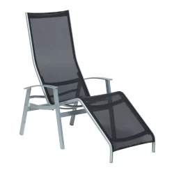 Karasek California TOP Gesundliege Aluminium/Textilene Silber/Schwarz