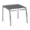 Stern Cardiff Hocker Edelstahl/Textilene Silber/Silbergrau