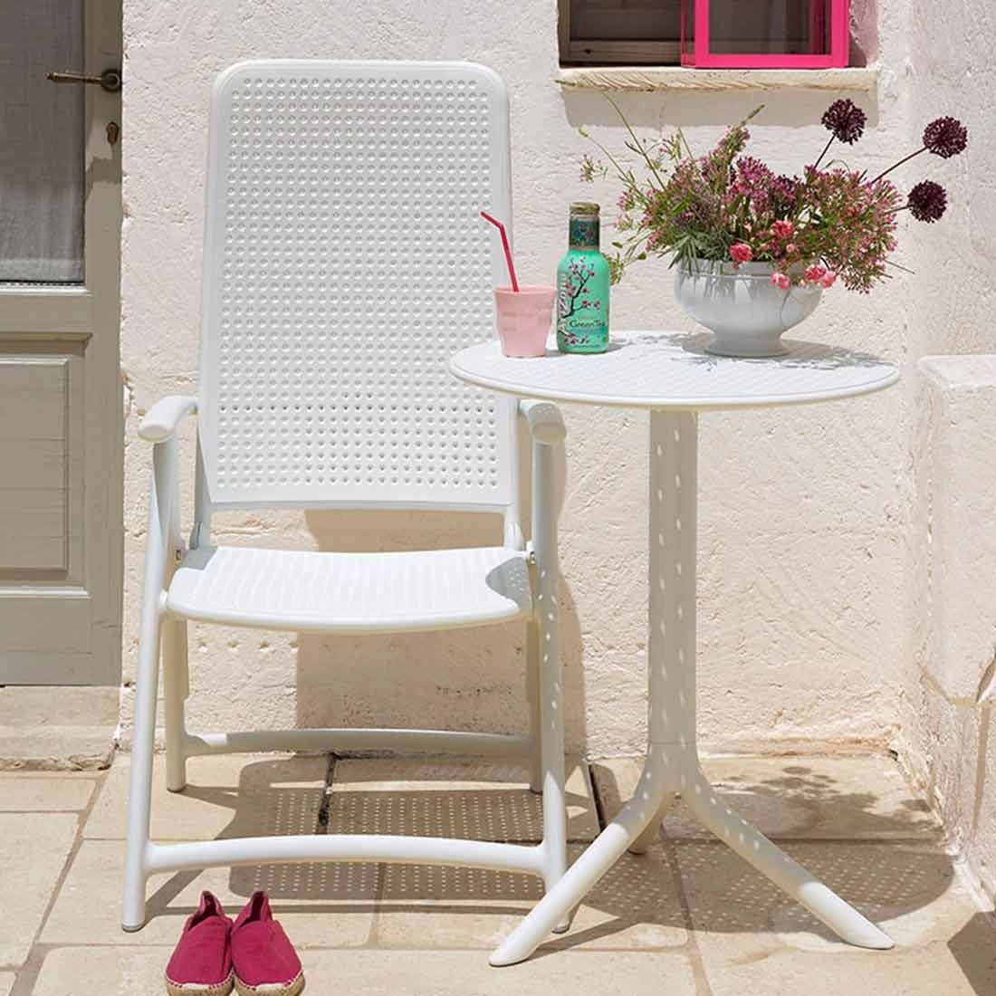 Nardi Acquamarina Klappsessel Kunststoff Weiß 6 Nardi Acquamarina Klappsessel Kunststoff Weiß – Bild 6