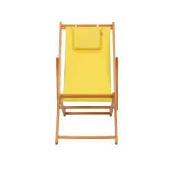 Siena Garden Faro Beach-Liegestuhl Holz/Textilene Gelb 22 Siena Garden Faro Beach-Liegestuhl Holz/Textilene Gelb -Gartenmöbel Store 868970 3