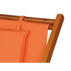 Siena Garden Faro Beach-Liegestuhl Holz/Textilene Orange 24 Siena Garden Faro Beach-Liegestuhl Holz/Textilene Orange -Gartenmöbel Store 868981 5