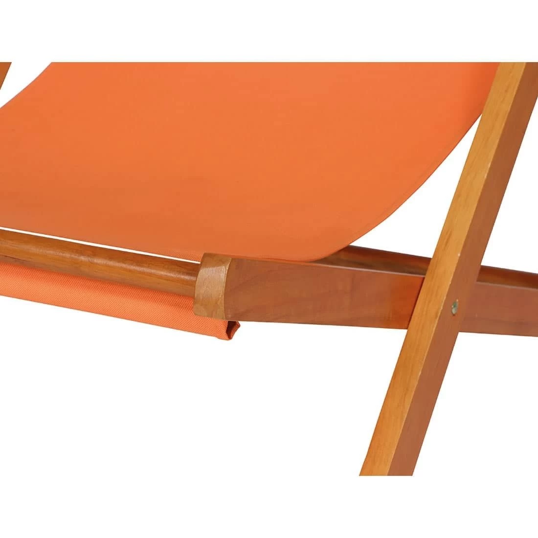 Siena Garden Faro Beach-Liegestuhl Holz/Textilene Orange 6 Siena Garden Faro Beach-Liegestuhl Holz/Textilene Orange – Bild 6