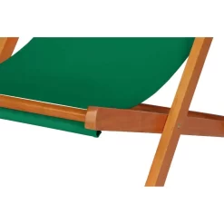 Siena Garden Faro Beach-Liegestuhl Holz/Textilene Grün -Gartenmöbel Store 892004 14