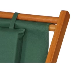 Siena Garden Faro Beach-Liegestuhl Holz/Textilene Grün -Gartenmöbel Store 892004 4