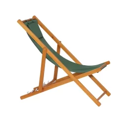 Siena Garden Faro Beach-Liegestuhl Holz/Textilene Grün -Gartenmöbel Store 892004 5