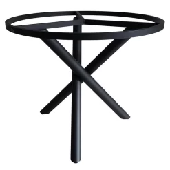 Zebra Mikado Tischgestell Ø90cm Aluminium Graphit
