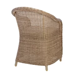 OUTLIV. Coventry Diningsessel Aluminium/Geflecht Natur/Taupe -Gartenmöbel Store 904643 3