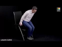 Kettler Legato Curve Klappsessel Aluminium/Textilene Anthrazit