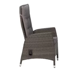 Siena Garden Porto Move Gartensessel Geflecht Grau/Anthrazit -Gartenmöbel Store 911837 3