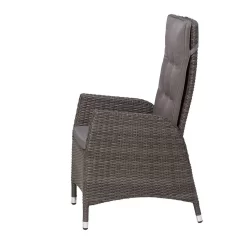 Siena Garden Porto Move Gartensessel Geflecht Grau/Anthrazit -Gartenmöbel Store 911837 5