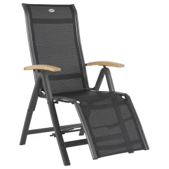 Hartman Alice Komfort-Relaxsessel Aluminium/Textilene Mit Teak-Armlehnen Xerix