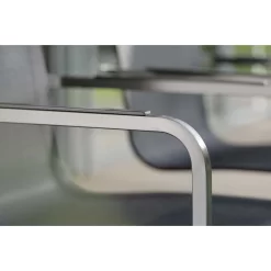 Stern Evoee Freischwinger Edelstahl/Textilene Silber/Silbergrau -Gartenmöbel Store 926577 7