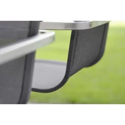 Stern Evoee Freischwinger Edelstahl/Textilene Silber/Silbergrau -Gartenmöbel Store 926577 8