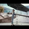 Doppler Expert Sonnenschirm Ø280cm Mit Kurbel Natur