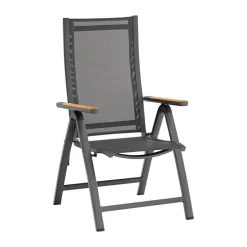 Zebra Fly Klappsessel Aluminium/Textilene Graphit/Carbon Grey