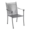 Royal Garden Excelsior Niederlehner-Stapelsessel Streckmetall Eisengrau