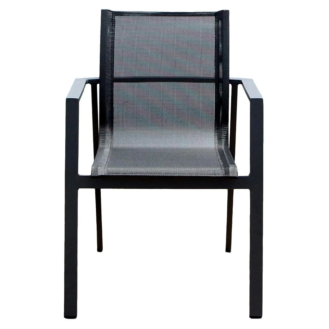 Acamp Hollywood Stapelsessel Aluminium/Textilene Anthrazit/Nero 2 Acamp Hollywood Stapelsessel Aluminium/Textilene Anthrazit/Nero – Bild 2