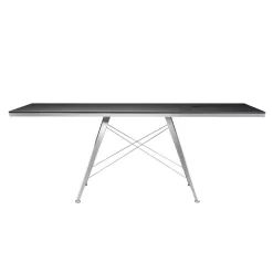 Best Beyond Babylon Gartentisch 150x90cm Edelstahl/HPL Silber/Schiefer