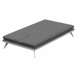 Best Beyond Gartenliege 210x120 Cm Edelstahl/Horizon Links Silber/Marengo