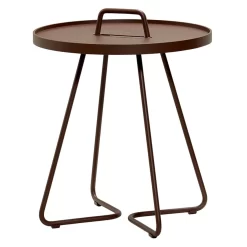 Cane-Line On-the-move Beistelltisch Ø44x54 Cm Aluminium Mocca