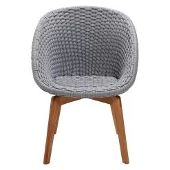 Cane-Line Peacock Gartensessel Teak/Rope Light Grey/Natur -Gartenmöbel Store cane line peacock gartensessel teak aluminium rope 1465049 3