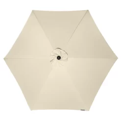 Doppler Active Mittelstockschirm Ø210cm - Mit Kurbel Natur -Gartenmöbel Store doppler active balkonschirm o210cm alu kurbel auto tilt natur 1248030 3