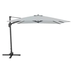 Doppler Active Green Edition Ampelschirm 310x210cm Hellgrau