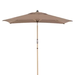 Doppler Alu-Wood Ultra Mittelstockschirm 210x140cm Greige