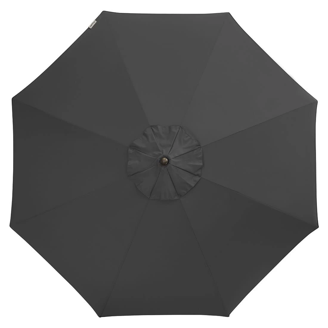 Doppler Alu-Wood Ultra Marktschirm Ø350cm Aluminium/Holzoptik Anthrazit 2 Doppler Alu-Wood Ultra Marktschirm Ø350cm Aluminium/Holzoptik Anthrazit – Bild 2