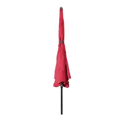 Doppler Sunline Waterproof Mittelstockschirm 225x120cm Anthrazit/Rot -Gartenmöbel Store doppler sunline waterproof balkonschirm 225x120cm m volant anthrazit rot 1300676 3