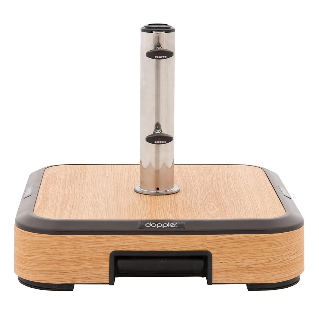 Doppler Schirmsockel 50kg Alu-Beton/Trolley M.Griff Wood 3 Doppler Schirmsockel 50kg Alu-Beton/Trolley M.Griff Wood – Bild 3