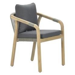 Garden Impressions Santos Gartensessel Akazie/Polster Akazie White Wash/Anthrazit