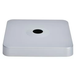 Glatz Abdeckung Für M4 Stahl-Plattensockel (12er) Aluminium-eloxiert-Look Aluminium Eloxiert