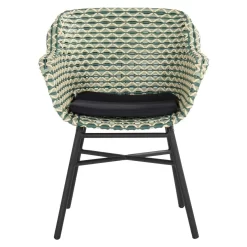 Hartman Delphine Gartensessel Aluminium/Rope Emerald/Schwarz -Gartenmöbel Store hartman delphine diningsessel aluminium rope 1450496 3