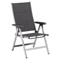 Kettler Basic Plus Klappsessel Aluminium/Outdoorgewebe Silber/Anthrazit Meliert -Gartenmöbel Store kettler basic plus klappsessel aluminium outdoorgewebe 1369283 1