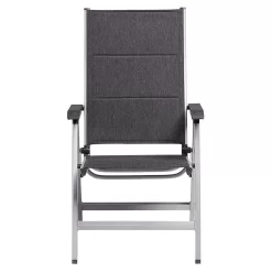 Kettler Basic Plus Klappsessel Aluminium/Outdoorgewebe Silber/Anthrazit Meliert -Gartenmöbel Store kettler basic plus klappsessel aluminium outdoorgewebe 1369283 3