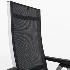 Kettler Basic+ Premium Klappsessel Aluminium/Textilene Silber/Lakritz -Gartenmöbel Store kettler basic premium klappsessel aluminium textilene 1439309 7