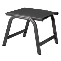 Kettler Basic Plus Gartenhocker Aluminium/Textilene Anthrazit