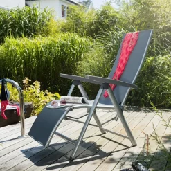 Kettler Cirrus Relaxsessel Aluminium/Textilene Silber/Anthrazitgrau 8 Kettler Cirrus Relaxsessel Aluminium/Textilene Silber/Anthrazitgrau -Gartenmöbel Store kettler cirrus relaxsessel silber anthrazit 0100316 0000 2