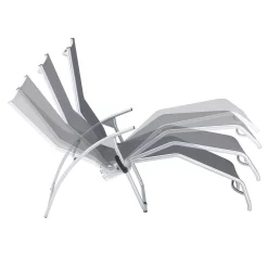 Kettler Tampa Bäderliege Aluminium/Batyline Silber/Anthrazit -Gartenmöbel Store kettler comfort baderliege aluminium outdoorgewebe silber anthrazit 1084680 3