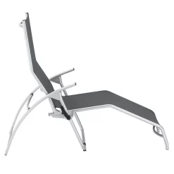 Kettler Tampa Bäderliege Aluminium/Batyline Silber/Anthrazit -Gartenmöbel Store kettler comfort baderliege aluminium outdoorgewebe silber anthrazit 1084680 4