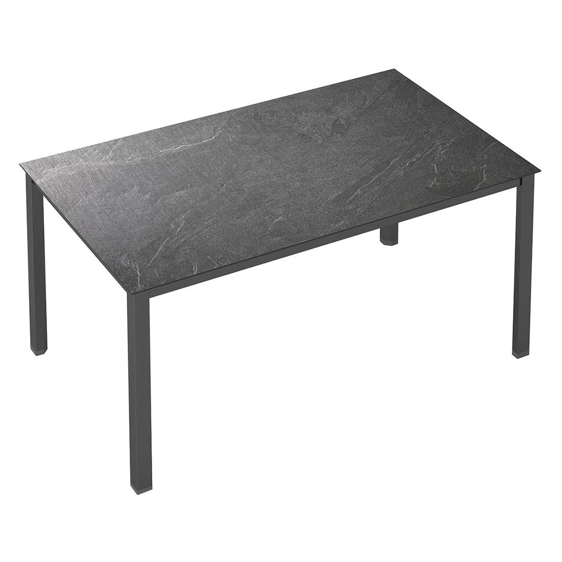 Kettler Cubic Gartentisch 140x70cm Aluminium/HPL Anthrazit/Jura Anthrazit 2 Kettler Cubic Gartentisch 140x70cm Aluminium/HPL Anthrazit/Jura Anthrazit – Bild 2