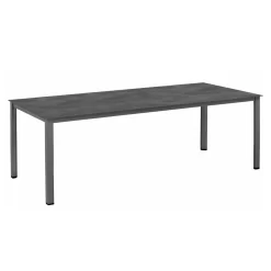Kettler Cubic Gartentisch 220x95cm Aluminium/HPL Anthrazit