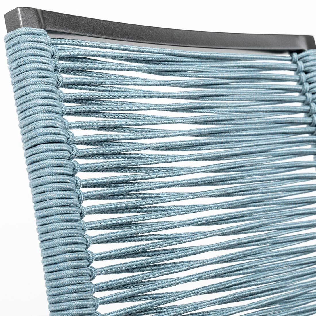 Kettler Diamond Stapelsessel Aluminium/Rope Anthrazit/Charcoal/Petrol 5 Kettler Diamond Stapelsessel Aluminium/Rope Anthrazit/Charcoal/Petrol – Bild 5